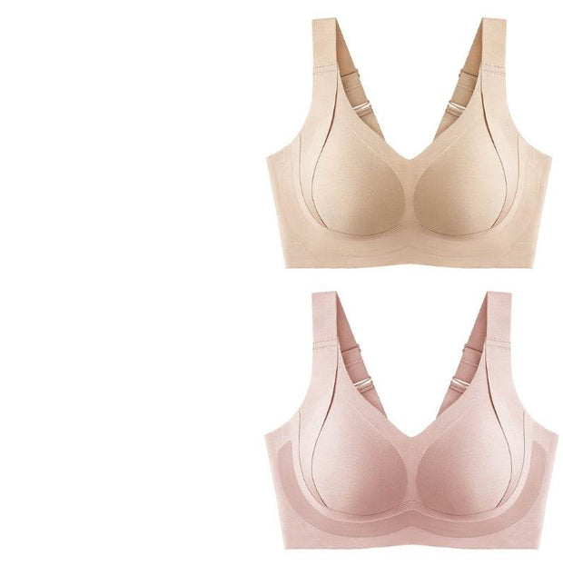 Bra Full Cup Large Size Seamless Thin Underwear - OFEBHS.PT