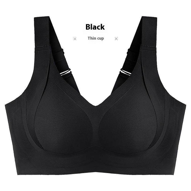 Bra Full Cup Large Size Seamless Thin Underwear - OFEBHS.PT