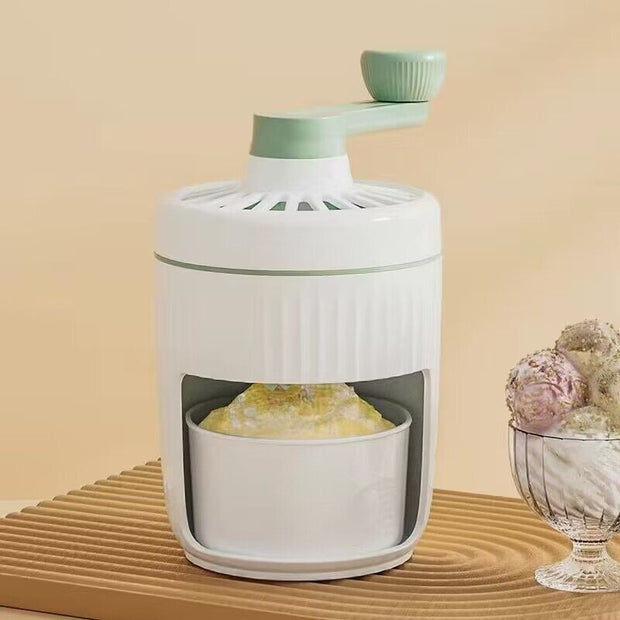 Hand-cranked Ice Shaving Machine Small Household Ice Crusher Hand-cranked Smoothie Machine Hail Ice Machine Kitchen Gadgets