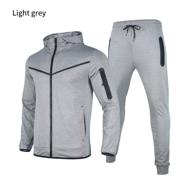 Hooded Sports Leisure Suit Men's Suit - OFEBHS.PT
