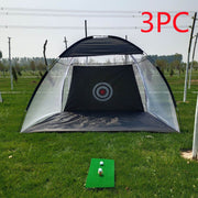 Golf Practice Net Tent Golf Hitting Cage Garden Grassland Practice Tent Golf Training Equipment Mesh Outdoor - OFEBHS.PT