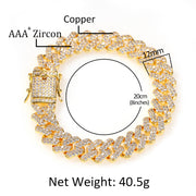Butterfly buckle Cuban chain