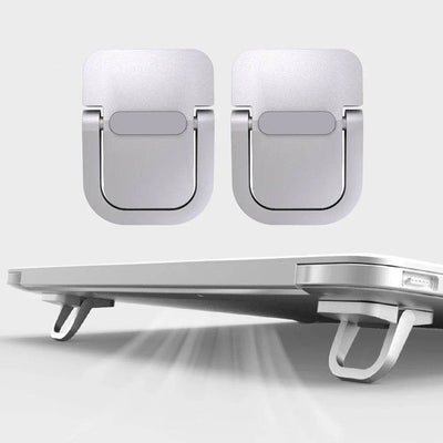 Mini Foldable Laptop Stand, Portable Computer Keyboard , Self-Adhesive Invisible Notebook Stand and Keyboard Lift for Desk - OFEBHS.PT
