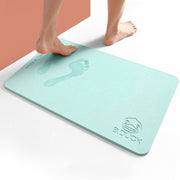 Diatom mud absorbent and quick-drying mat
