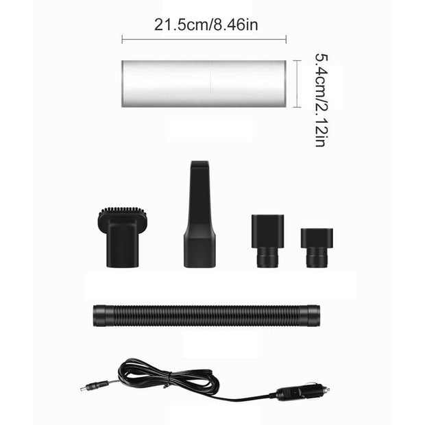 Portable Handheld Vacuum Cleaner 120W Car Charger - OFEBHS.PT