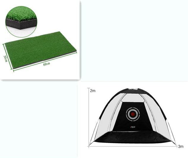 Golf Practice Net Tent Golf Hitting Cage Garden Grassland Practice Tent Golf Training Equipment Mesh Outdoor - OFEBHS.PT