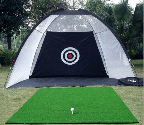 Golf Practice Net Tent Golf Hitting Cage Garden Grassland Practice Tent Golf Training Equipment Mesh Outdoor - OFEBHS.PT