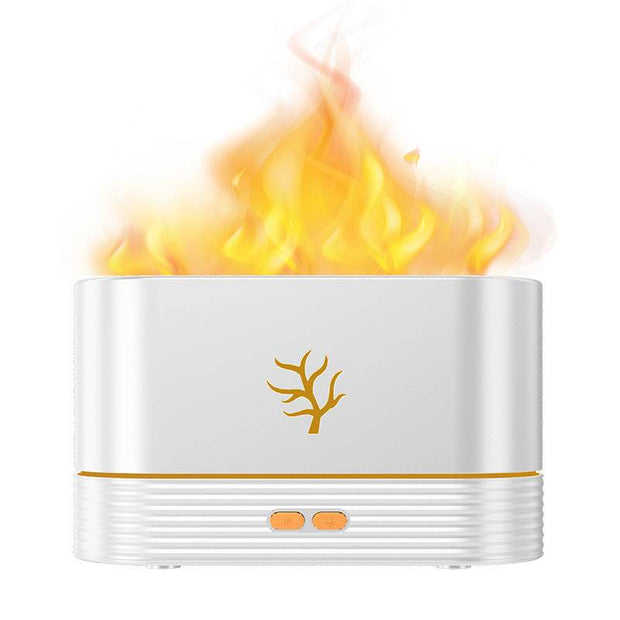 Flame Aroma Diffuser Air Humidifier Ultrasonic Cool Mist Maker Fogger Led Essential Oil Flame Lamp Difusor - OFEBHS.PT