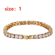 Hiphop Hip Hop Cuban Chain Jewelry Quadrilateral Strip Prismatic Men's Bracelet