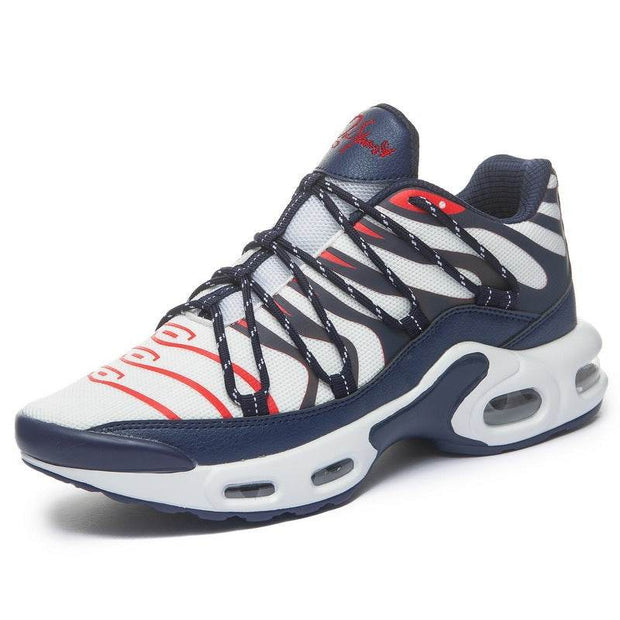 Palm Air Cushion Casual Breathable Sports Shoes Bandage Student Running Shoes - OFEBHS.PT