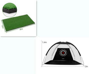 Golf Practice Net Tent Golf Hitting Cage Garden Grassland Practice Tent Golf Training Equipment Mesh Outdoor - OFEBHS.PT