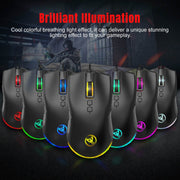 Esports Colorful Luminous Wired Mouse USB Laptop CF LOL Gaming Mouse - OFEBHS.PT