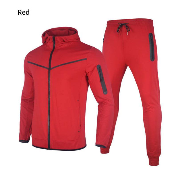 Hooded Sports Leisure Suit Men's Suit - OFEBHS.PT