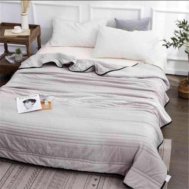 Cooling Blankets Pure Color Summer Quilt Plain Summer Cool Quilt Compressible Air-conditioning Quilt Quilt Blanket - OFEBHS.PT