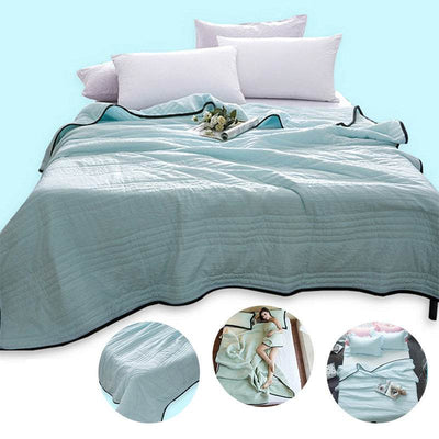 Cooling Blankets Pure Color Summer Quilt Plain Summer Cool Quilt Compressible Air-conditioning Quilt Quilt Blanket - OFEBHS.PT