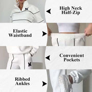 Womens 2 Piece Outfits Lounge Hoodless Pullover Sweatshirt Sweatsuit Sets Sweatshirt Baggy Fashion Sweatpants With Pockets