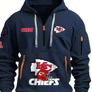 Men's Amazon Multi Pocket Zipper Hoodie - OFEBHS.PT