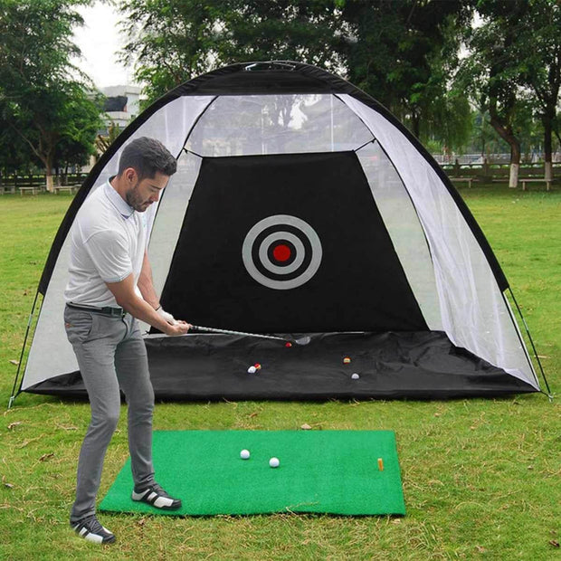 Golf Practice Net Tent Golf Hitting Cage Garden Grassland Practice Tent Golf Training Equipment Mesh Outdoor - OFEBHS.PT
