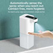 Infrared - Sensing USB - Rechargeable Foam Hand Sanitizer Dispenser for Home Bathrooms - OFEBHS.PT