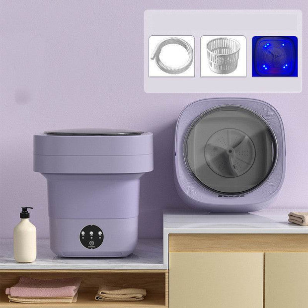 Mini Foldable Washing Machine Portable Mini Socks Underwear Panties Washing Machine Big Capacity 3 Models With Spinning Dry Gadgets - OFEBHS.PT