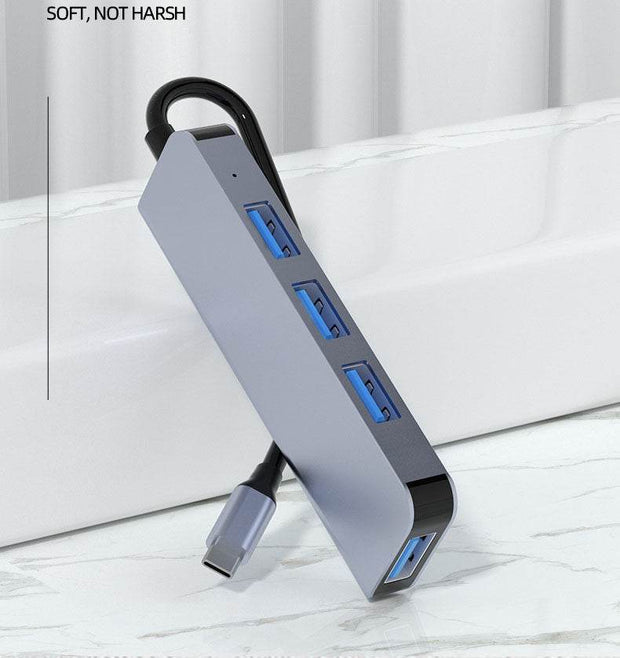Type-C4-in-1 docking station 3.0USB laptop MacBook hub splitter - OFEBHS.PT