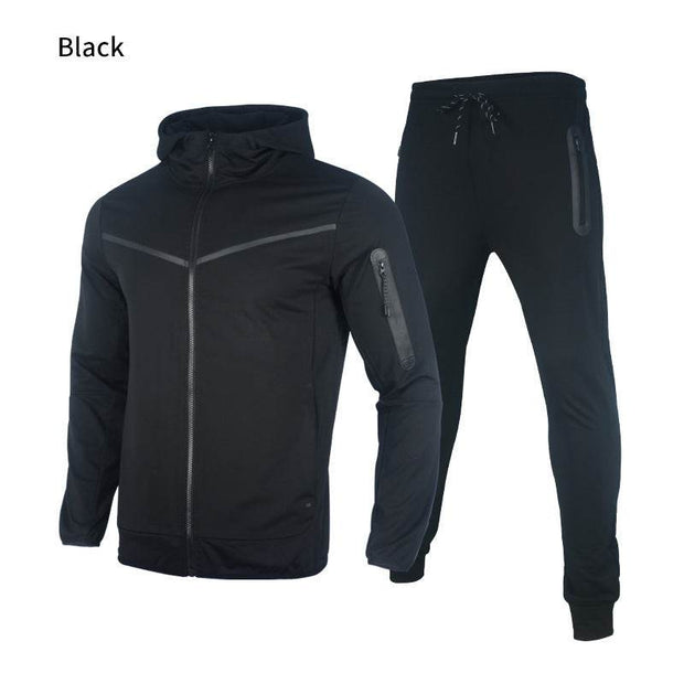 Hooded Sports Leisure Suit Men's Suit - OFEBHS.PT