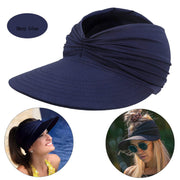Women's New Empty Top Sunscreen Sports Beach Sun Hat - OFEBHS.PT
