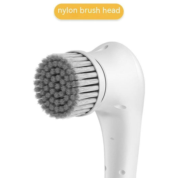 Multifunctional Electric Handheld Kitchen Household Dishwashing Brush Handheld Scrubber Bathtub Sink Bathroom Kitchen Tile Cleaning Tool Drill Brush Set With 5 Heads - OFEBHS.PT