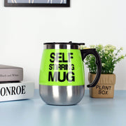 Electric Self Stirring Coffee Mug Cup Stainless Steel Automatic Self Mixing & Spinning Home Office Travel Mixer Milk Whisk Cup - OFEBHS.PT
