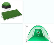 Golf Practice Net Tent Golf Hitting Cage Garden Grassland Practice Tent Golf Training Equipment Mesh Outdoor - OFEBHS.PT