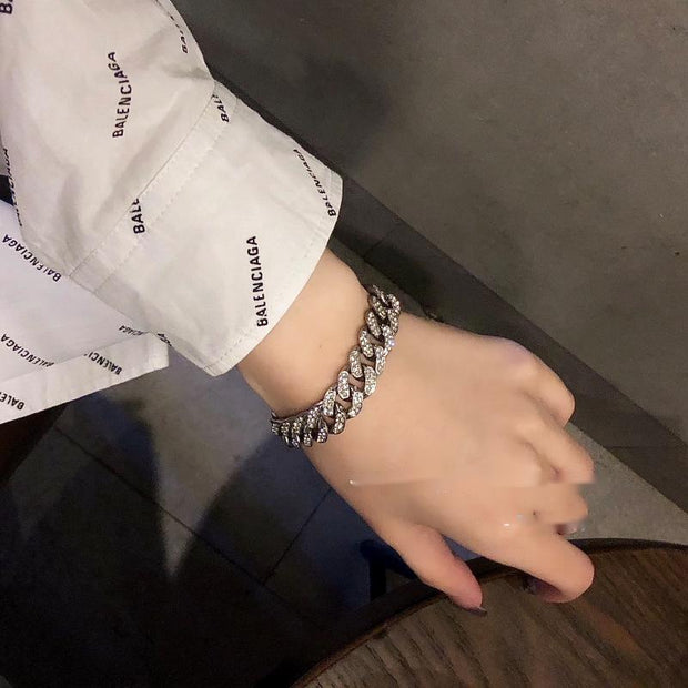 Frosty Men's Trendy Cuban Bracelet