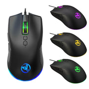 Esports Colorful Luminous Wired Mouse USB Laptop CF LOL Gaming Mouse - OFEBHS.PT