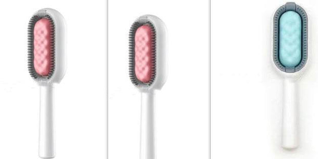 Hair Removal Comb With Disposable Wipes Sticker Cat - OFEBHS.PT