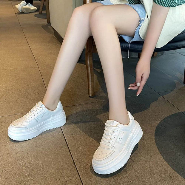 Lace Up Platform Sneakers - OFEBHS.PT