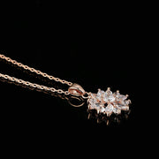 Gold-plated And Diamond Necklace