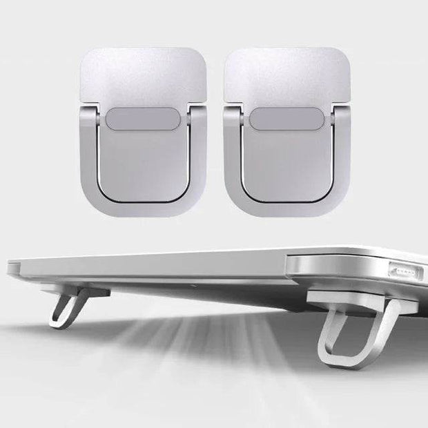 Mini Foldable Laptop Stand, Portable Computer Keyboard , Self-Adhesive Invisible Notebook Stand and Keyboard Lift for Desk - OFEBHS.PT