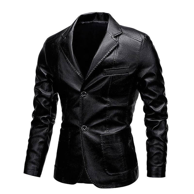 Men's Slim Fit Lapel Versatile Jacket - OFEBHS.PT