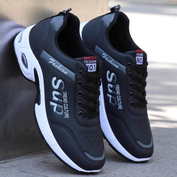 Autumn And Winter Leather Waterproof Shoes Non-slip Breathable Plus Size Men - OFEBHS.PT