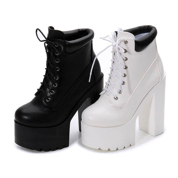 Women's Fashion Martin Knight Boots Ankle Boots - OFEBHS.PT