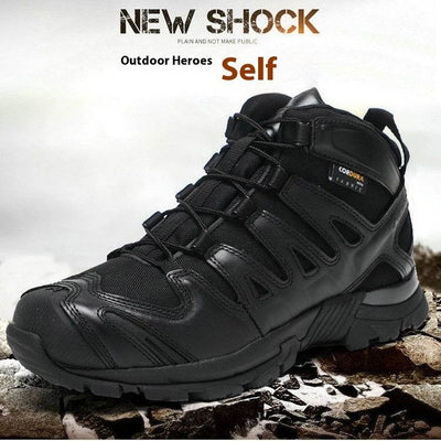 Tactical Military Boots Combat Boots Men's Mid-top Desert Boots - OFEBHS.PT