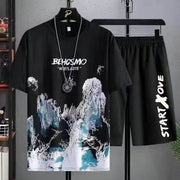 Short-sleeved Shorts Suit Men's Summer New Sports And Leisure - OFEBHS.PT
