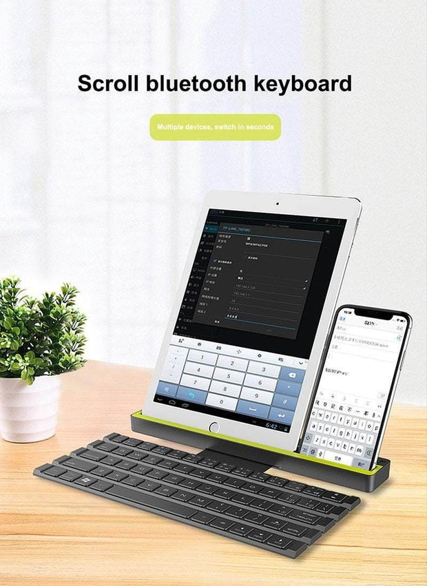 Flexible Roll Folding Bluetooth Keyboard - OFEBHS.PT