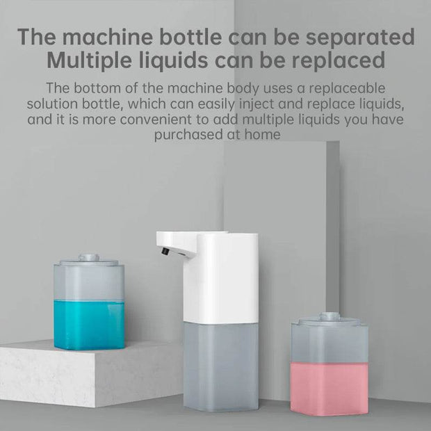 Infrared - Sensing USB - Rechargeable Foam Hand Sanitizer Dispenser for Home Bathrooms - OFEBHS.PT