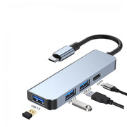 Type-C4-in-1 docking station 3.0USB laptop MacBook hub splitter - OFEBHS.PT