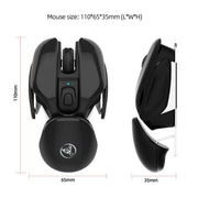 New USB wireless mouse 1600DPI rechargeable office mouse desktop laptop accessories - OFEBHS.PT
