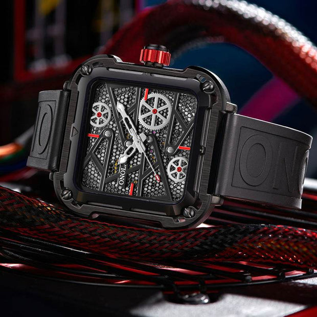 Fashion Mens Watch ONOLA Hollow Full Automatic Luxury Watches Men - OFEBHS.PT