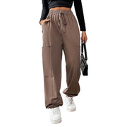 Tied Joggers with Pockets - OFEBHS.PT
