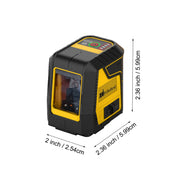 Laser Level, Green Cross Line Laser Lever, With Self-leveling, Manual, Pulse Mode, Lazer Level Tool For Picture Hanging, Tiling, Includes 360 Degree Magnetic Base & Battery
