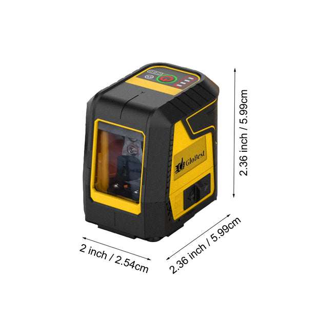 Laser Level, Green Cross Line Laser Lever, With Self-leveling, Manual, Pulse Mode, Lazer Level Tool For Picture Hanging, Tiling, Includes 360 Degree Magnetic Base & Battery