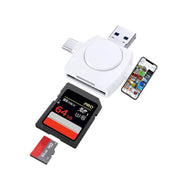 TF card SD card reader suitable for Apple USB C Android Typec computer USB laptop 4in1 card reader - OFEBHS.PT